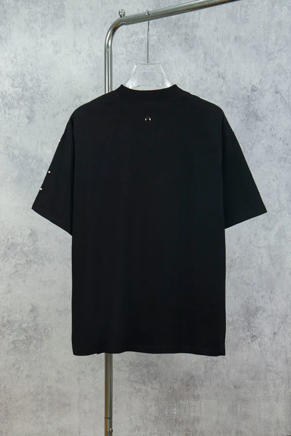 GOODBRAND 25ss Pearl Embroidery Short Sleeve