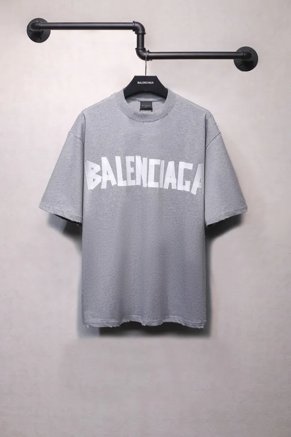 BALENCIAGA 24ss Grey Short Sleeve T Shirt