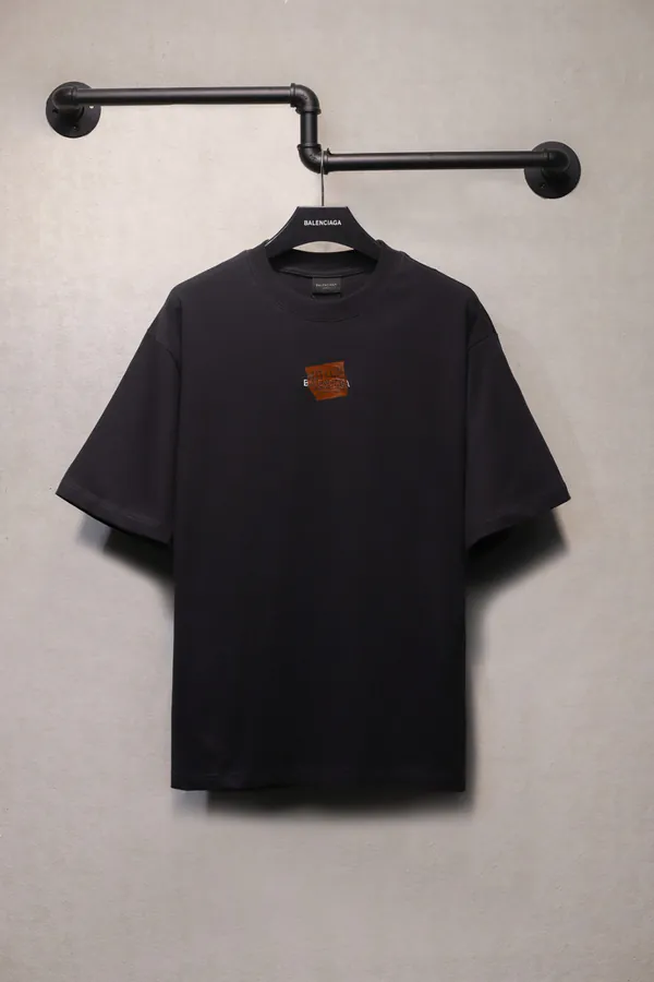 BALENCIAGA Letter Short Sleeve T shirt with XS S M L Sizes