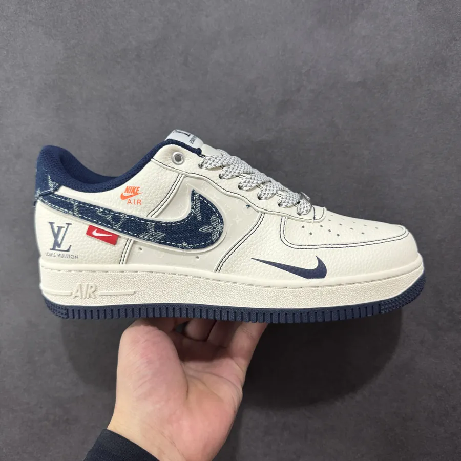 Louis Vuitton x Nk Air Force 1'07 Custom Color Low Top Sneaker