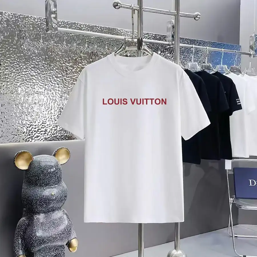 LOUIS VUITTON Letter Logo Print T Shirt