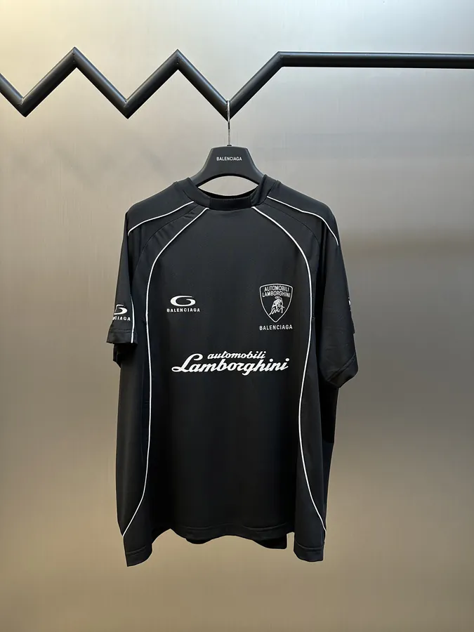 Balenciaga Parisian Lamborghini Collaboration Short Sleeve