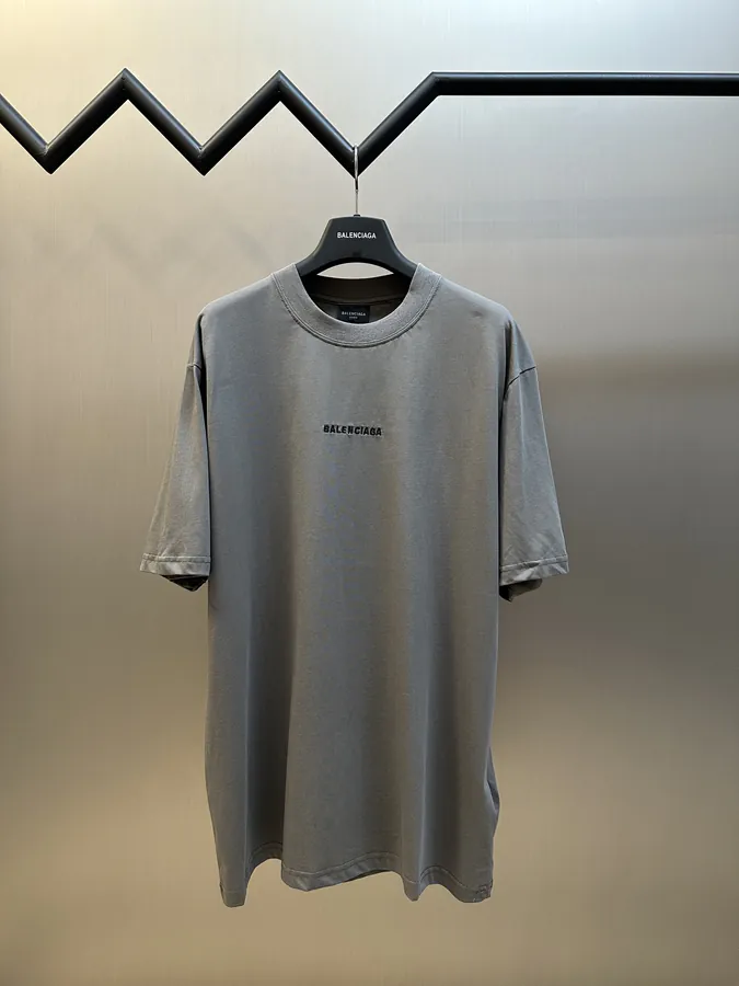 Balenciaga Letter Print Short Sleeve