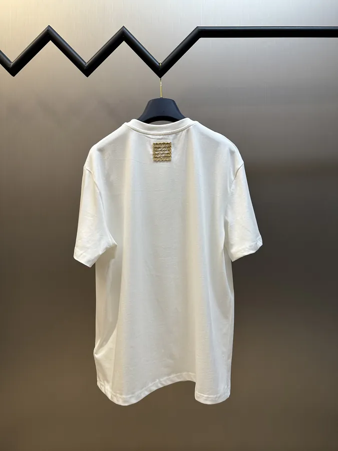 LV V Chronox Exclusive Marque L.Vuitton Déposée Embroidered T Shirt