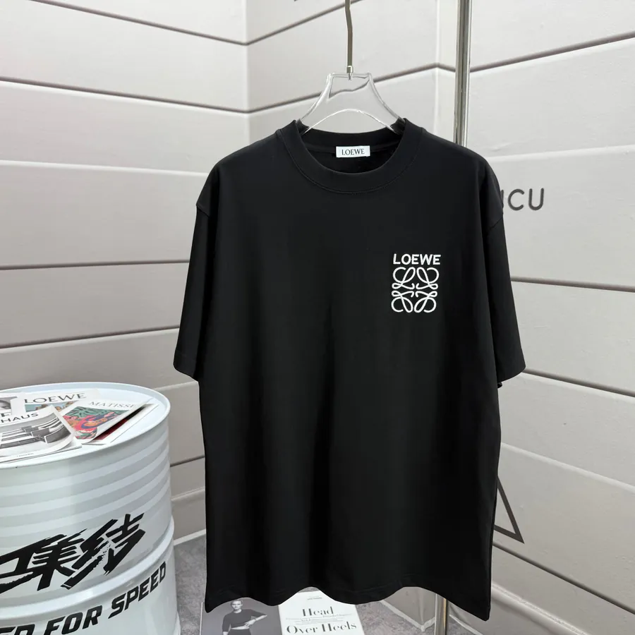 LOEW ROE 2025 Spring Summer New Short Sleeve T Shirt