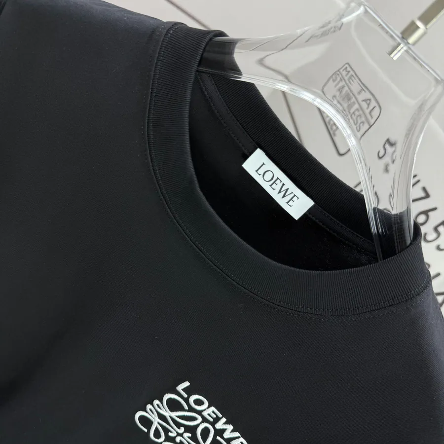LOEW ROE 2025 Spring Summer New Short Sleeve T Shirt