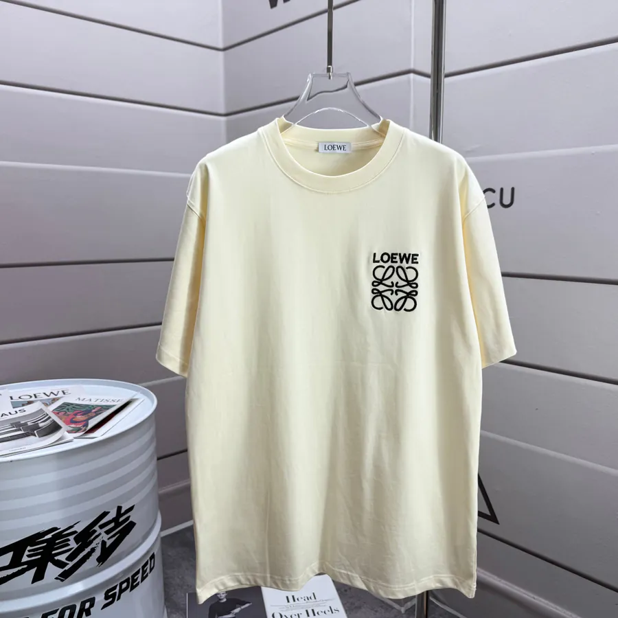 LOEW ROE 2025 Spring Summer New Short Sleeve T Shirt