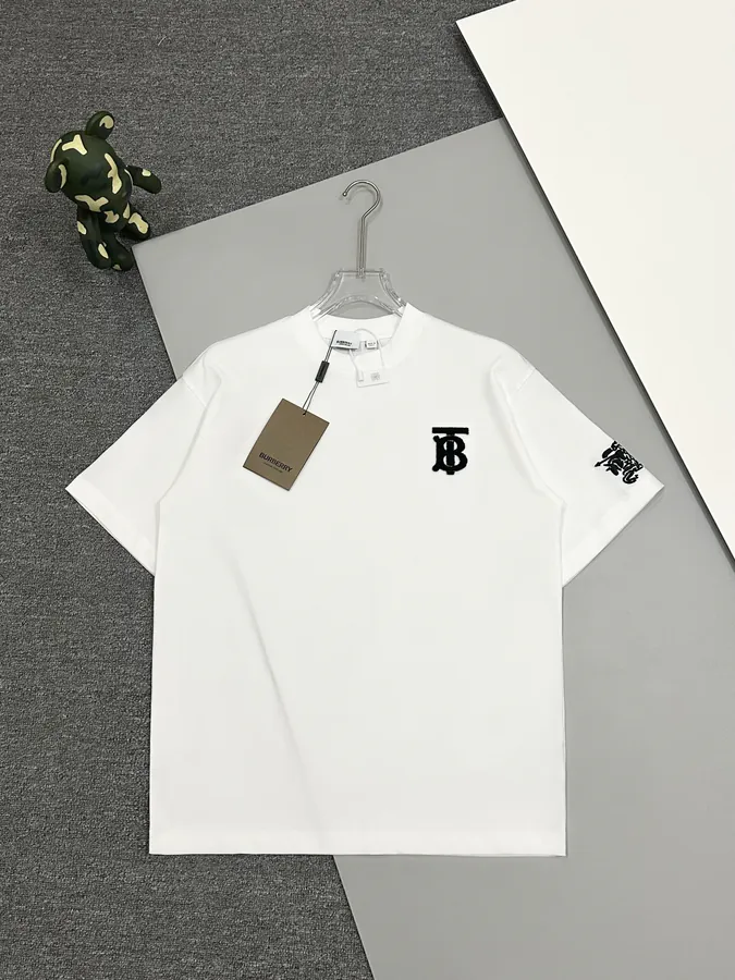 Burberry Classic Short Sleeve T Shirt with TB Embroidery