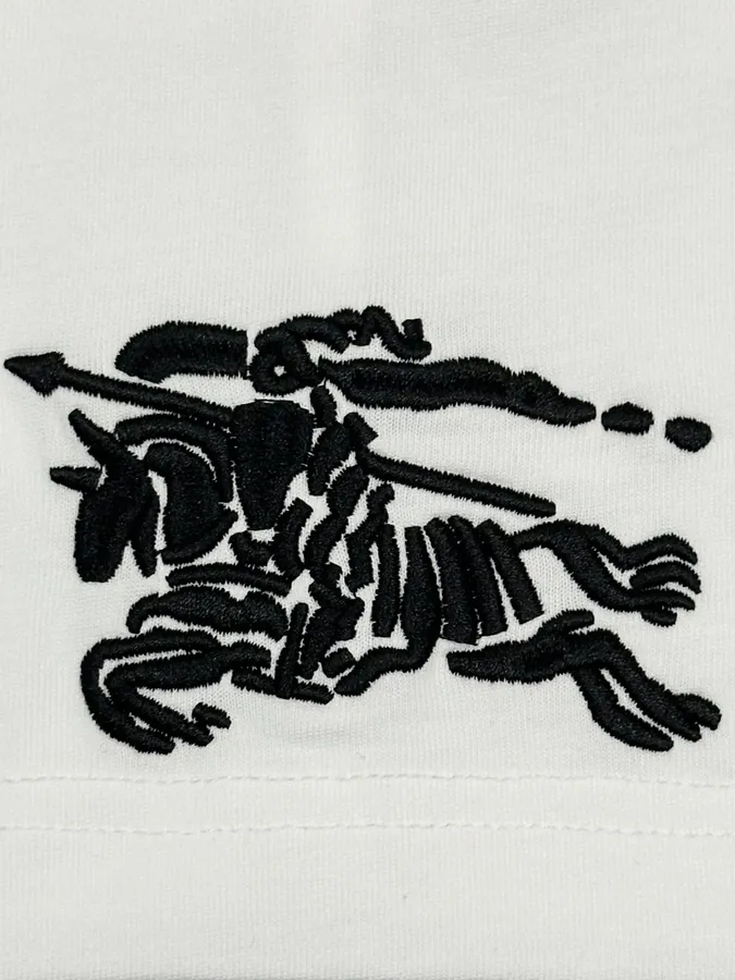 Burberry Classic Short Sleeve T Shirt with TB Embroidery