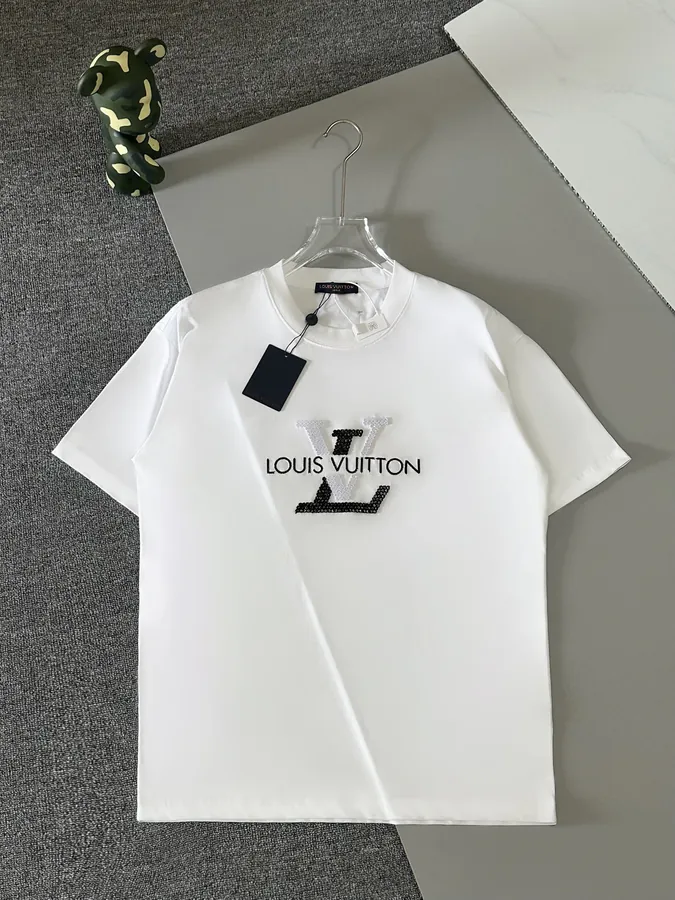 Louis Vuitton 25SS Spring Summer New Front Panel T Shirt with Embroidery