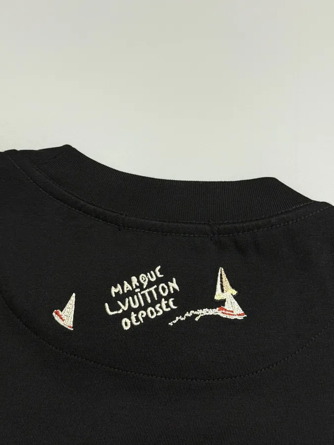 Louis Vuitton 2025ss Latest Embroidered Sail T Shirt