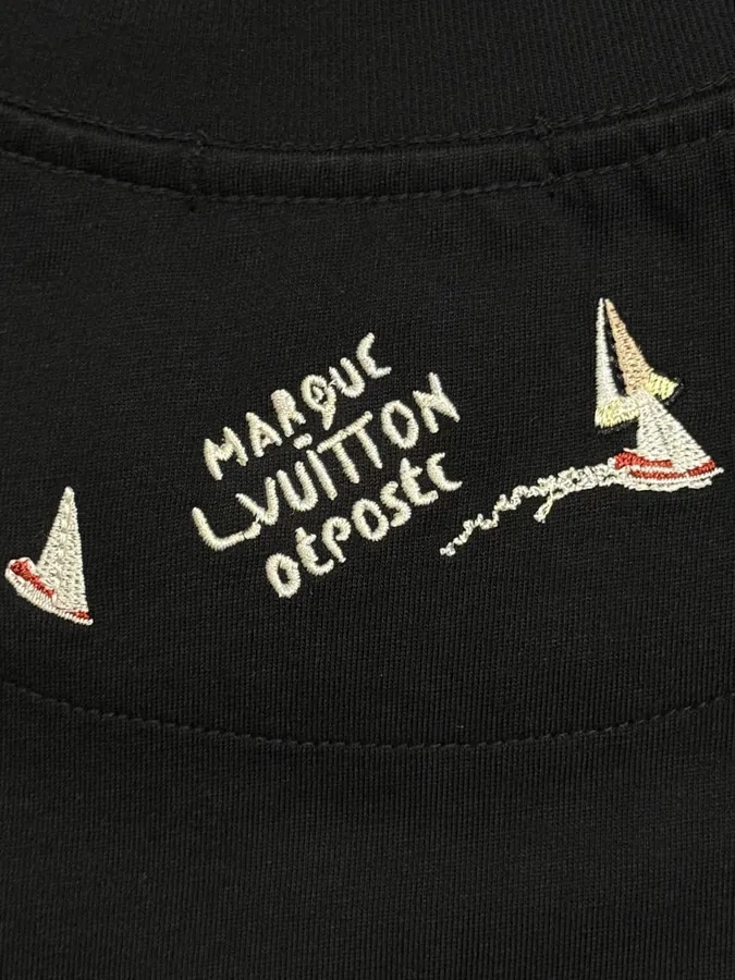 Louis Vuitton 2025ss Latest Embroidered Sail T Shirt
