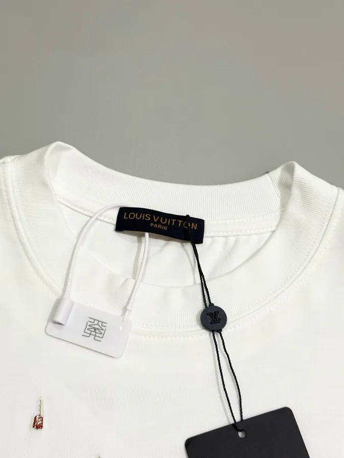 Louis Vuitton 2025ss Latest Embroidered Sail T Shirt