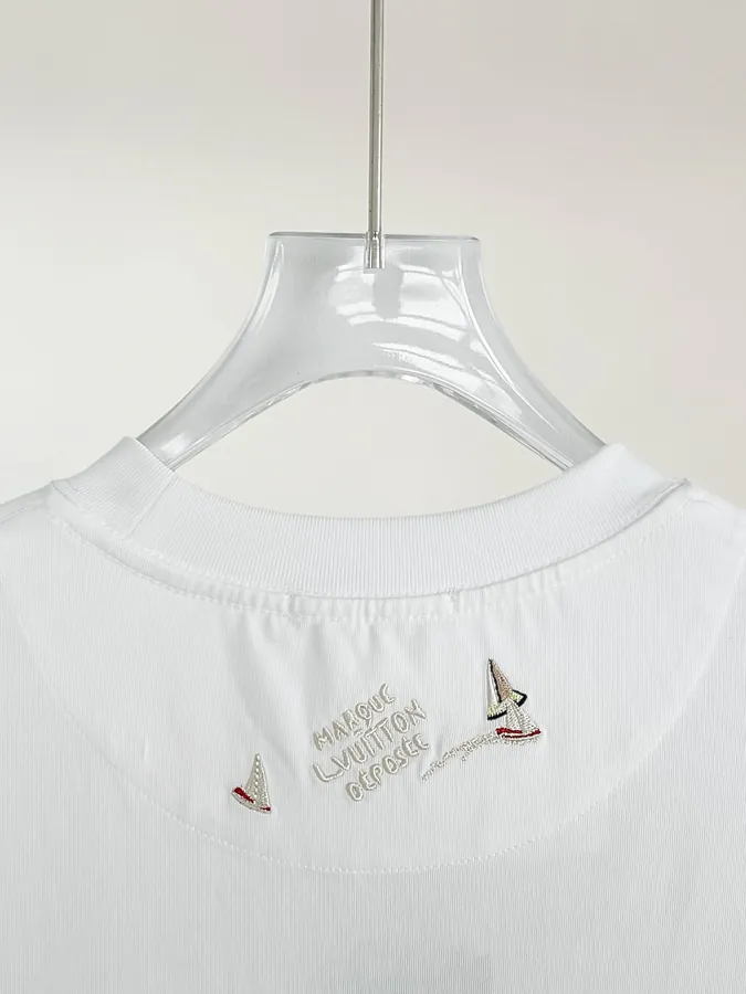 Louis Vuitton 2025ss New Stitched Sail Short Sleeve T Shirt