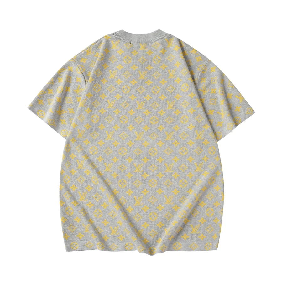 Louis Vuitton Monogram Glitter Knit Tee with Classic Design