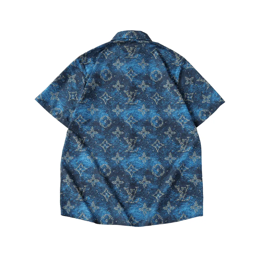 LOUIS VUITTON Ocean Ship Print Beach T Shirt