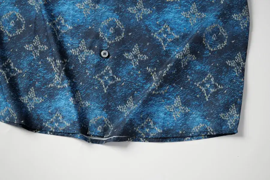 LOUIS VUITTON Ocean Ship Print Beach T Shirt