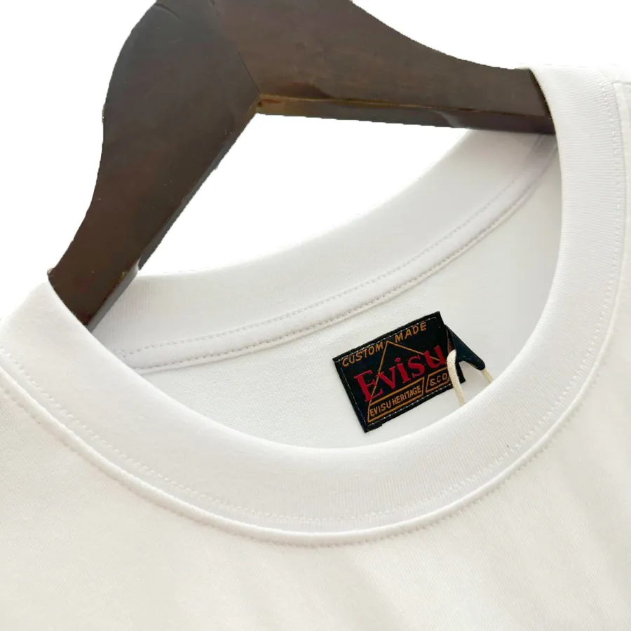EVISU New Dharma Print Oversized T Shirt for Couples