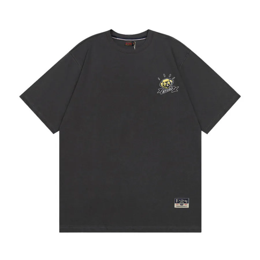 EVISU New Diamond Bill Print Loose Fit T shirt