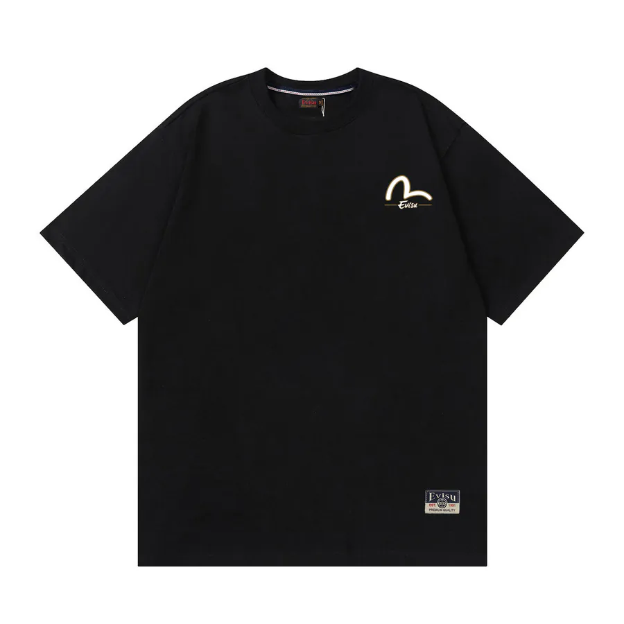 EVISU New Wave Pattern T Shirt for Couples