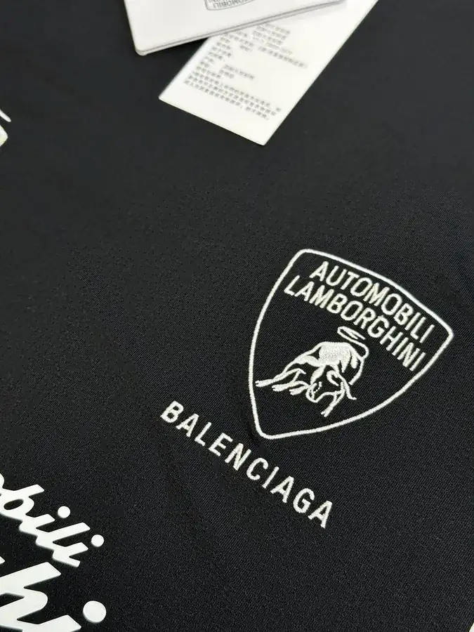 Balenciaga x Lamborghini Collaboration Short Sleeve