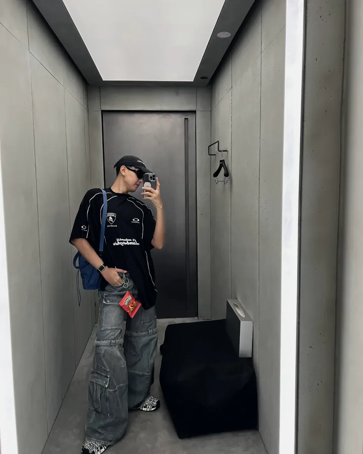 Balenciaga x Lamborghini Collaboration Short Sleeve