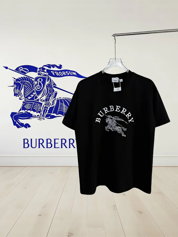BURBERRY 2025 New Arrival Custom YB Cotton T Shirt