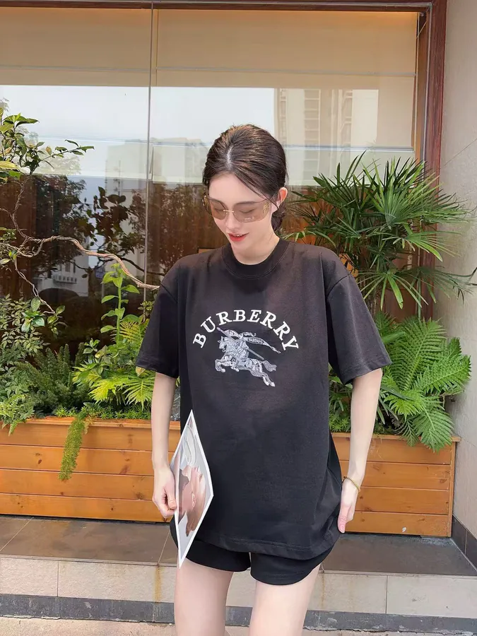 BURBERRY 2025 New Arrival Custom YB Cotton T Shirt