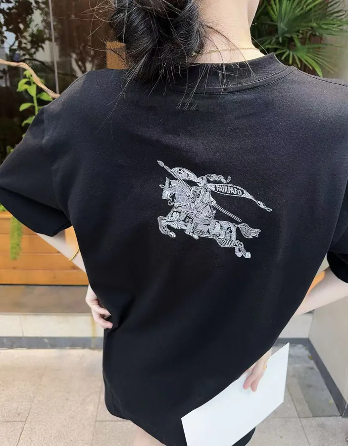 BURBERRY 2025 New Arrival Custom YB Cotton T Shirt