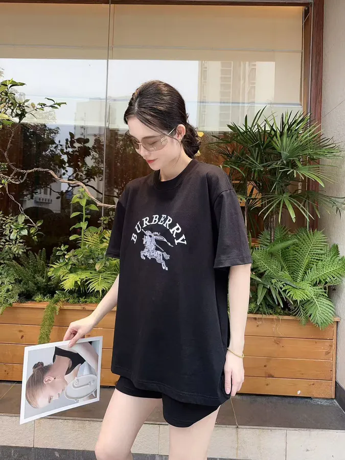 BURBERRY 2025 New Arrival Custom YB Cotton T Shirt