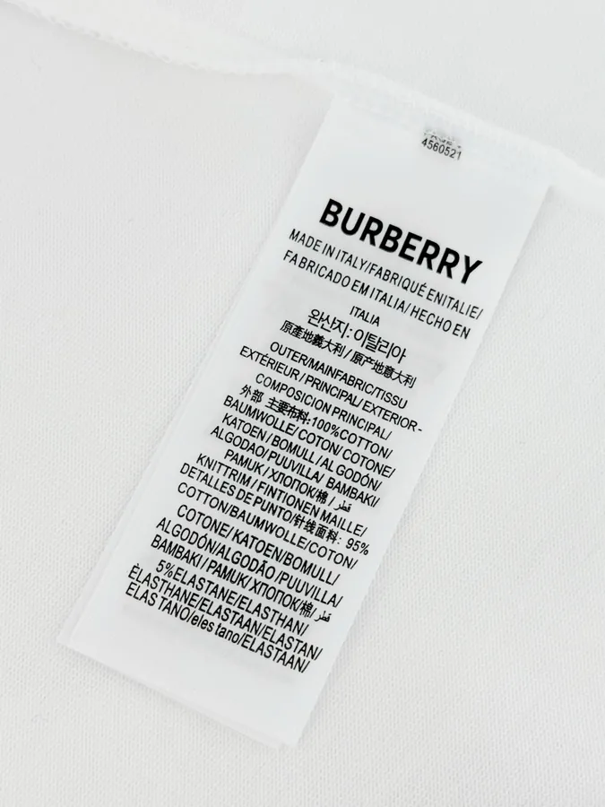 BURBERRY 2025 New Arrival Custom YB Cotton T Shirt