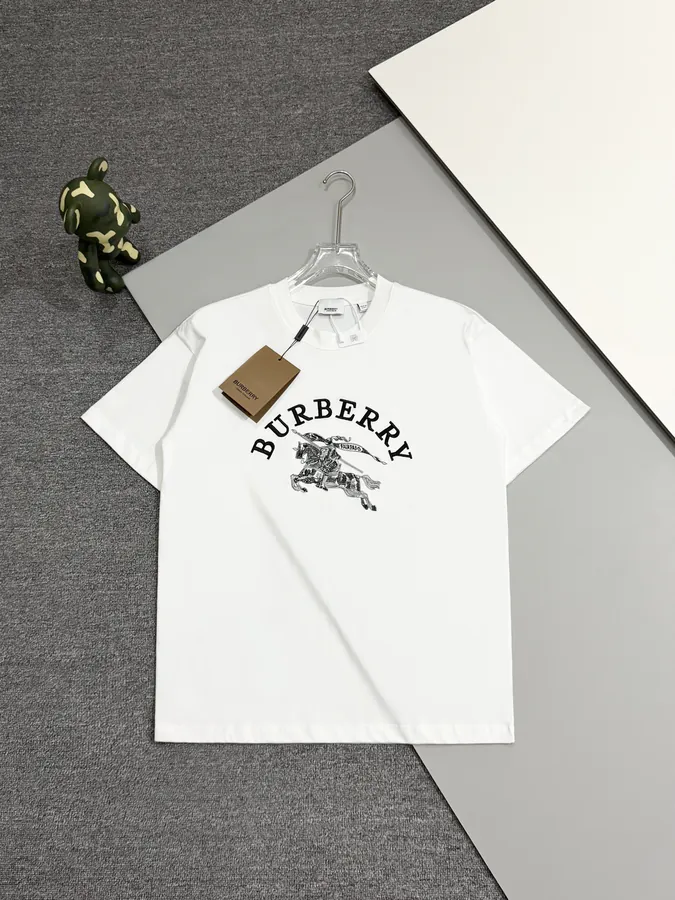 BURBERRY 2025 New Arrival Custom YB Cotton Tee