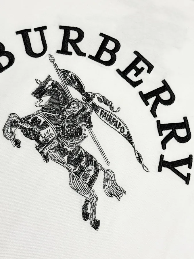 BURBERRY 2025 New Arrival Custom YB Cotton Tee