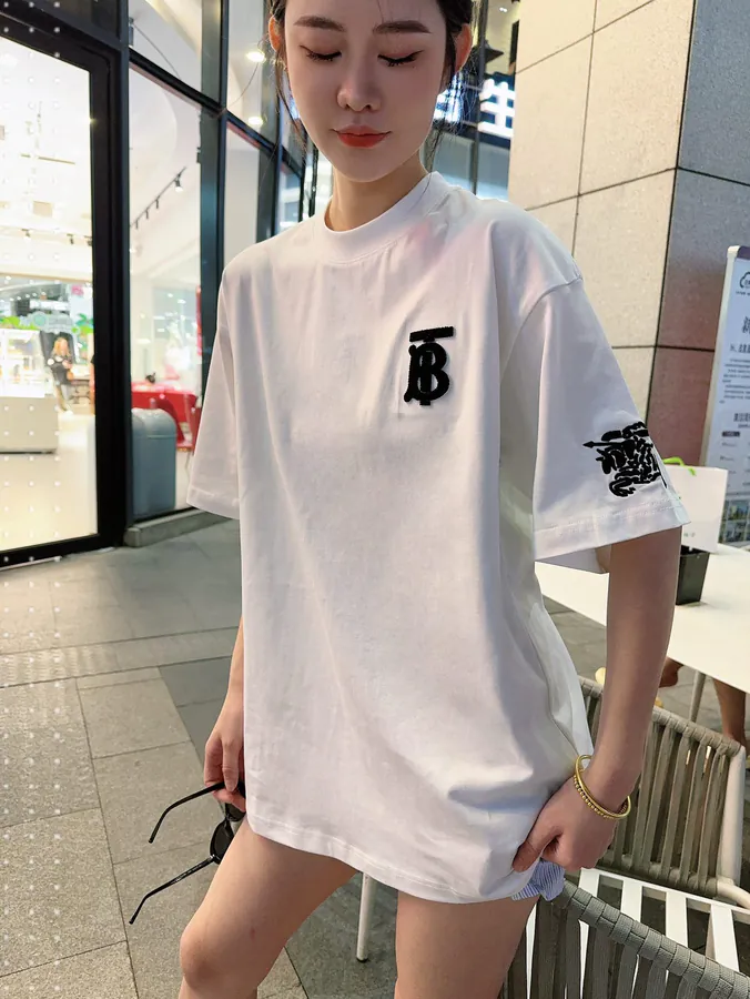 Burberry Barbour TB Embroidery Short Sleeve T Shirt