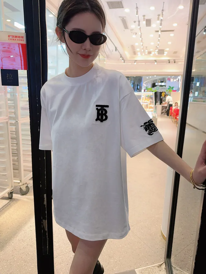 Burberry Barbour TB Embroidery Short Sleeve T Shirt