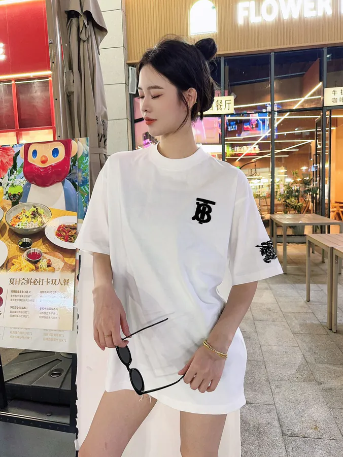 Burberry Barbour TB Embroidery Short Sleeve T Shirt