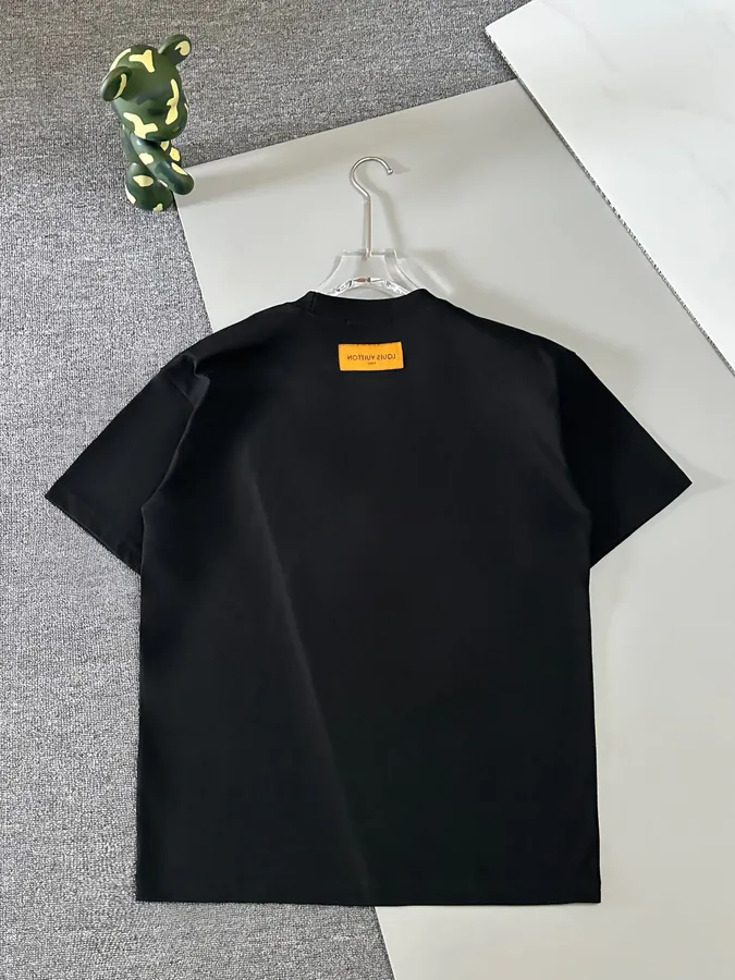 Louis Vuitton 25SS Spring Summer New Arrival Front Panel Embroidered T Shirt