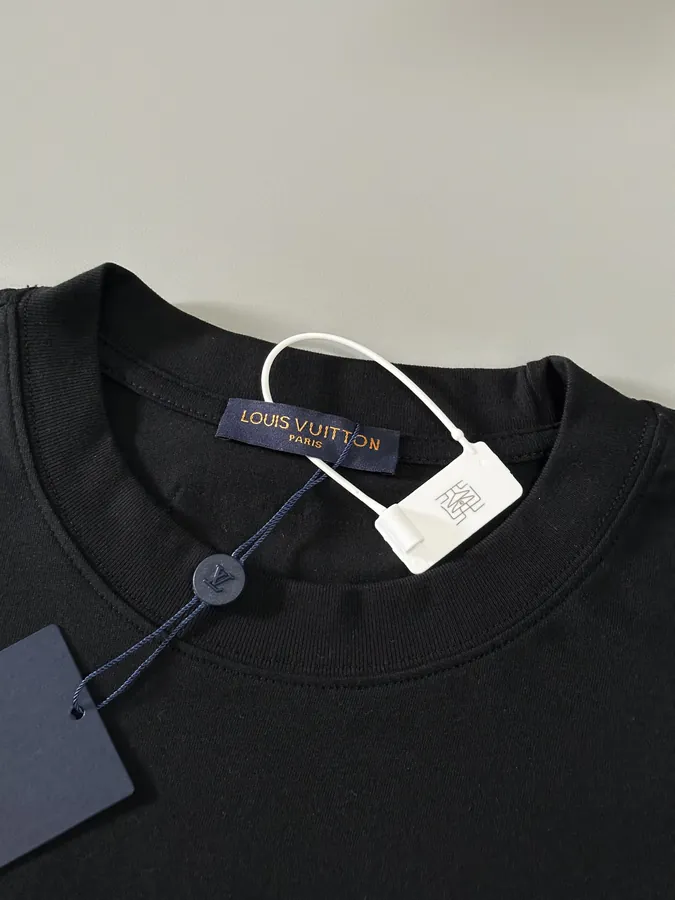 Louis Vuitton 25SS Spring Summer New Arrival Front Panel Embroidered T Shirt