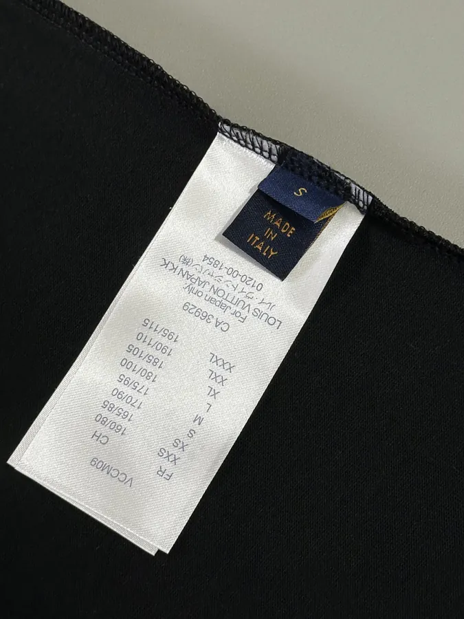 Louis Vuitton 25SS Spring Summer New Arrival Front Panel Embroidered T Shirt