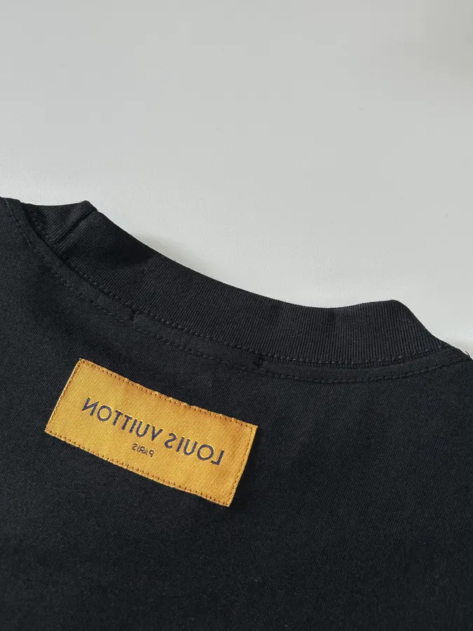 Louis Vuitton 25SS Spring Summer New Arrival Front Panel Embroidered T Shirt