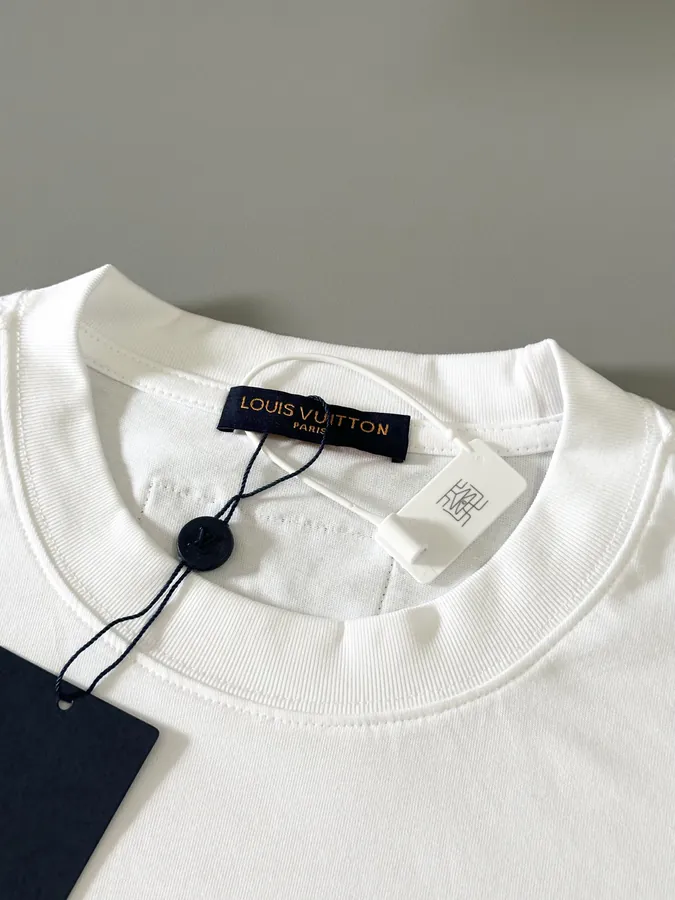 Louis Vuitton 25SS Spring Summer New Front Panel T Shirt with Embroidery