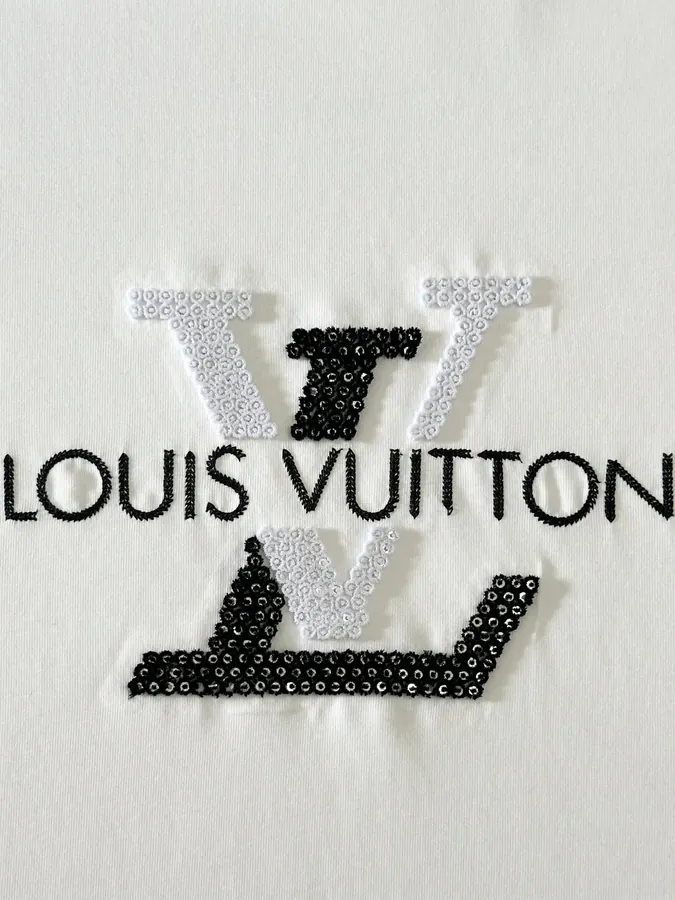 Louis Vuitton 25SS Spring Summer New Front Panel T Shirt with Embroidery