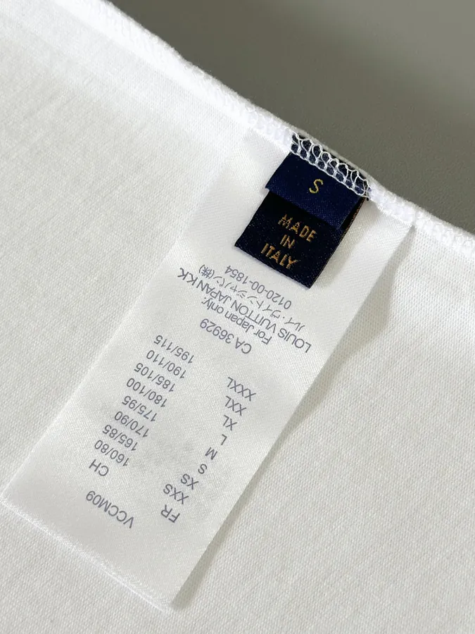 Louis Vuitton 25SS Spring Summer New Front Panel T Shirt with Embroidery