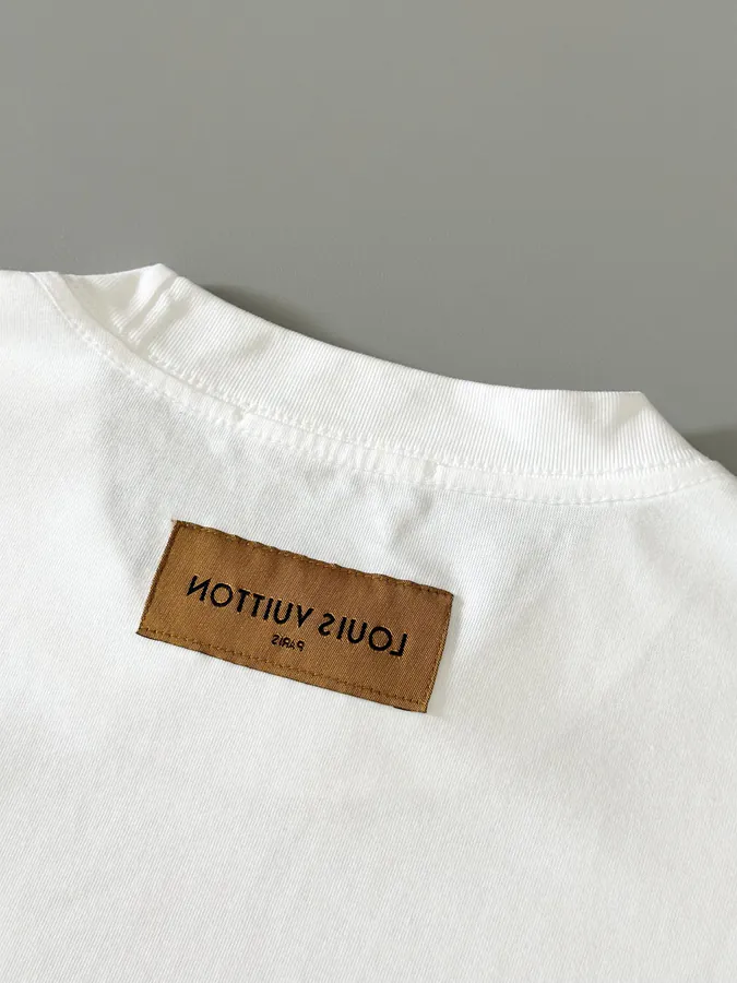 Louis Vuitton 25SS Spring Summer New Front Panel T Shirt with Embroidery