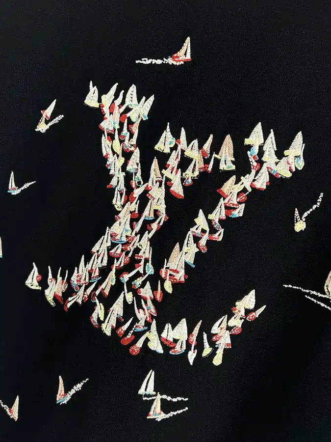 Louis Vuitton 2025ss Latest Patchwork Sail T Shirt