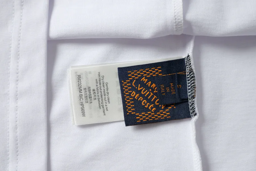Louis Vuitton 2025 New Pocket Monogram Decorated Short Sleeve T Shirt