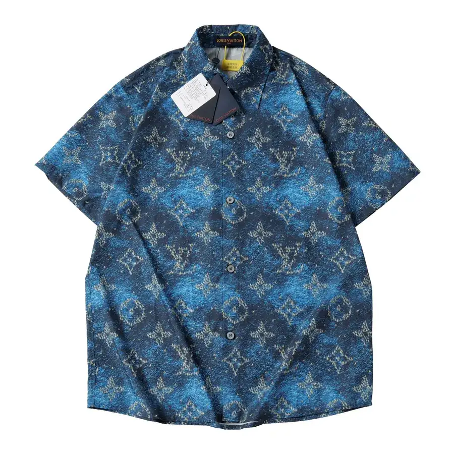 LOUIS VUITTON Ocean Boat Print Beach T Shirt