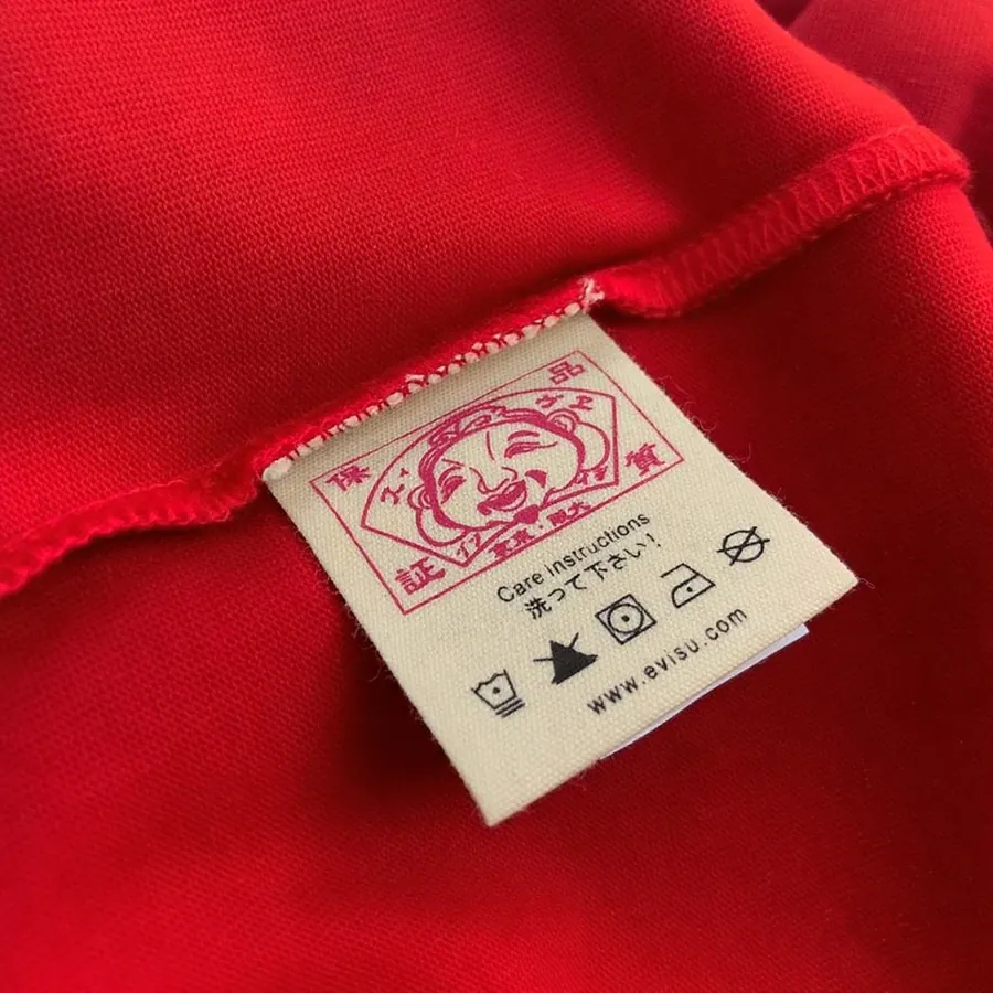 EVISU New Dharma Print Oversized T Shirt for Couples