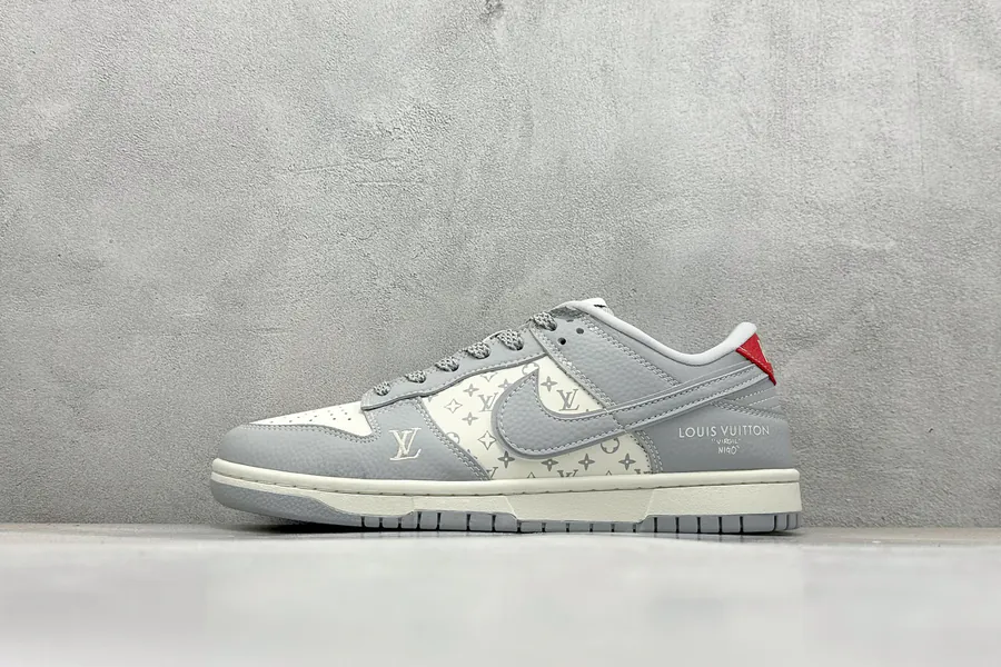Nike SB Dunk Low x Louis Vuitton Gray White