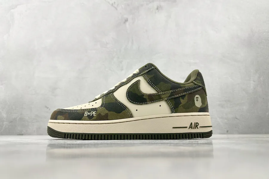 Nike Air Force 107 with Monkey Head Design